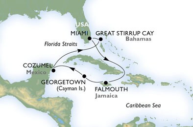 CARIBBEAN AND THE ANTILLES - United States, Jamaica, Cayman Islands, Mexico, Bahamas