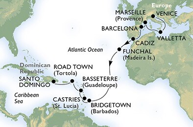 Какие визы нужны для этого круиза?