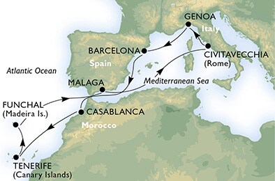 Собираемся в круиз MSC Fantasia на Канары с 25,26 марта 2014