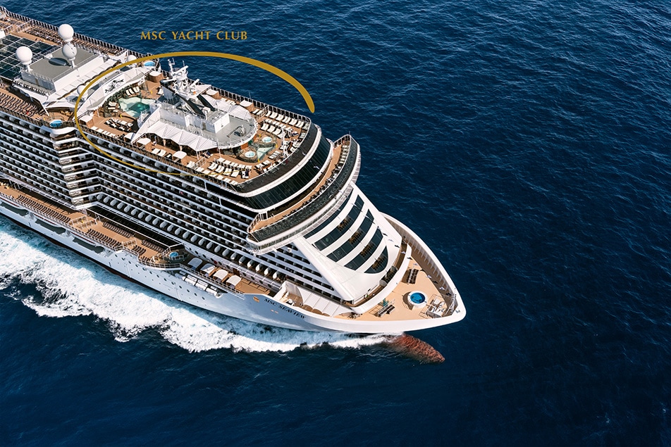 MSC Yacht Club a ship within a ship |MSC Cruises
