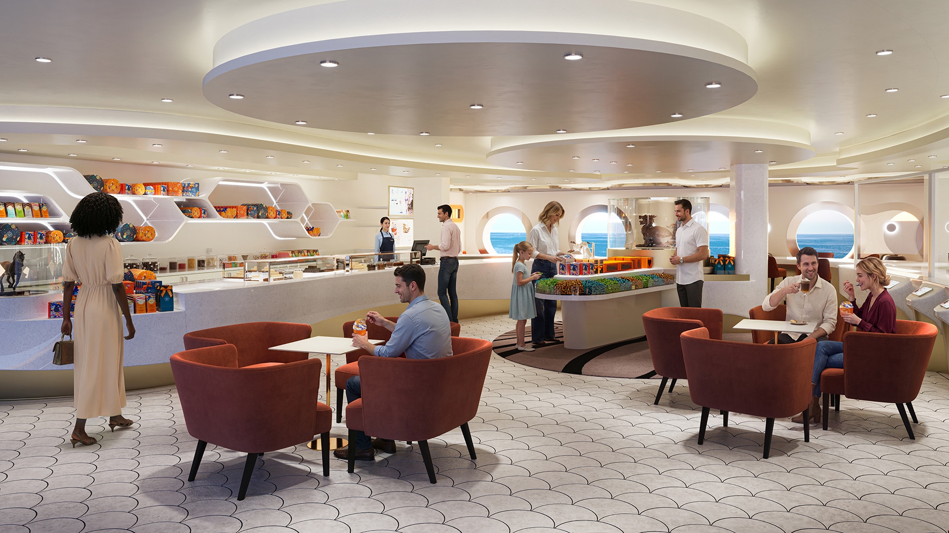Official image for Venchi and MSC Cruises collaboration