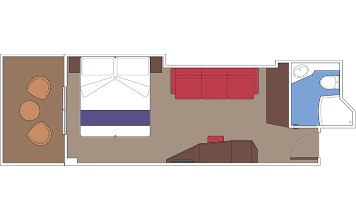 艙房介紹-大陽台豪華艙