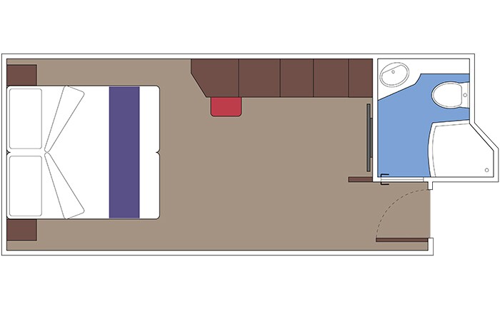 艙房照片-海景平面