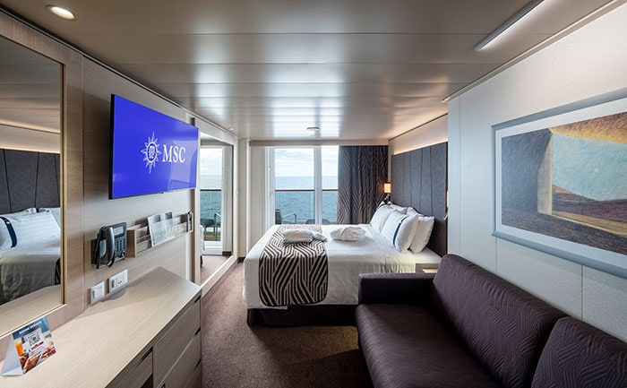 Deluxe Balcony Aurea, MSC World Europa | MSC Cruises Deluxe Balcony Aurea, MSC World Europa | MSC Cruises