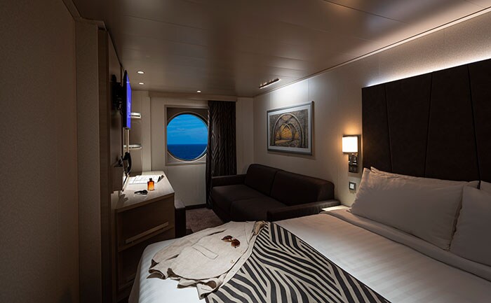 Deluxe Ocean View, MSC World Europa | MSC Cruises