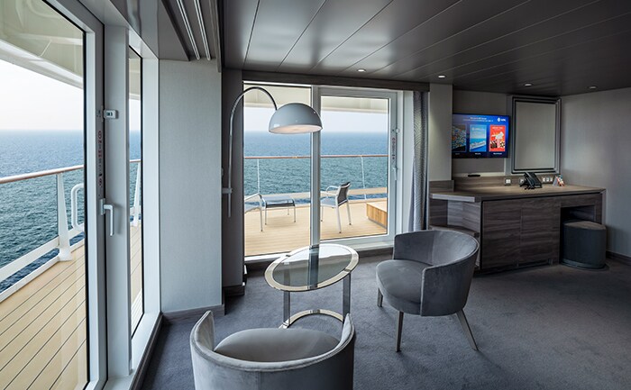 MSC WORLD EUROPA Grand Suite Aurea s terasom i jacuzzijem