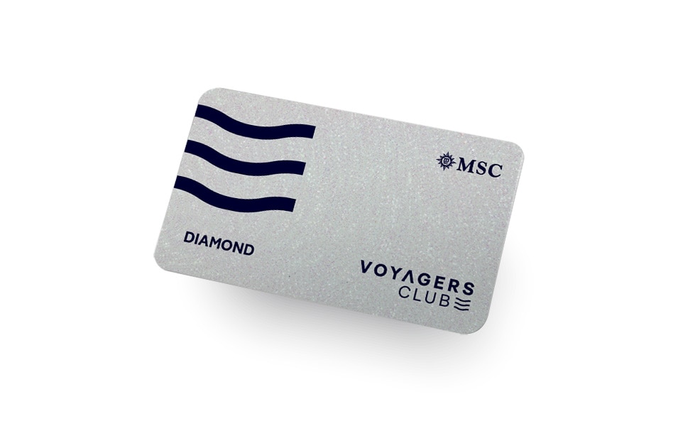 Членская карта MSC Voyagers Club Diamond